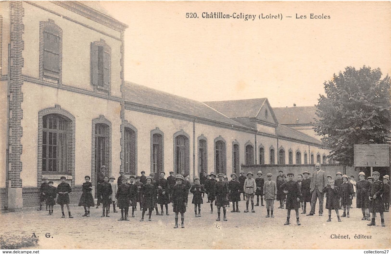 45-CHÂTILLON-COLIGNY- LES ECOLES - Chatillon Sur Loire
