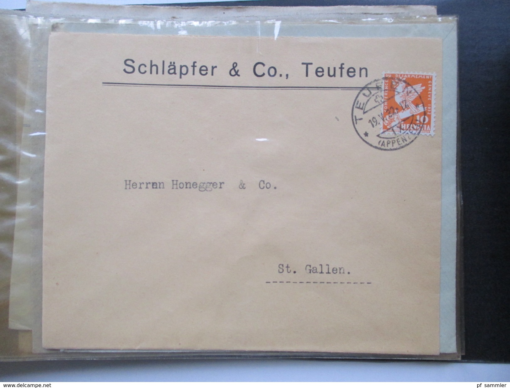 Schweiz 1917-1943 Belegesammlung 77 stk.Firmenbriefe / Weberei / Spinnerei / Baumwolle usw. Korrespondenz! Pro Juventute