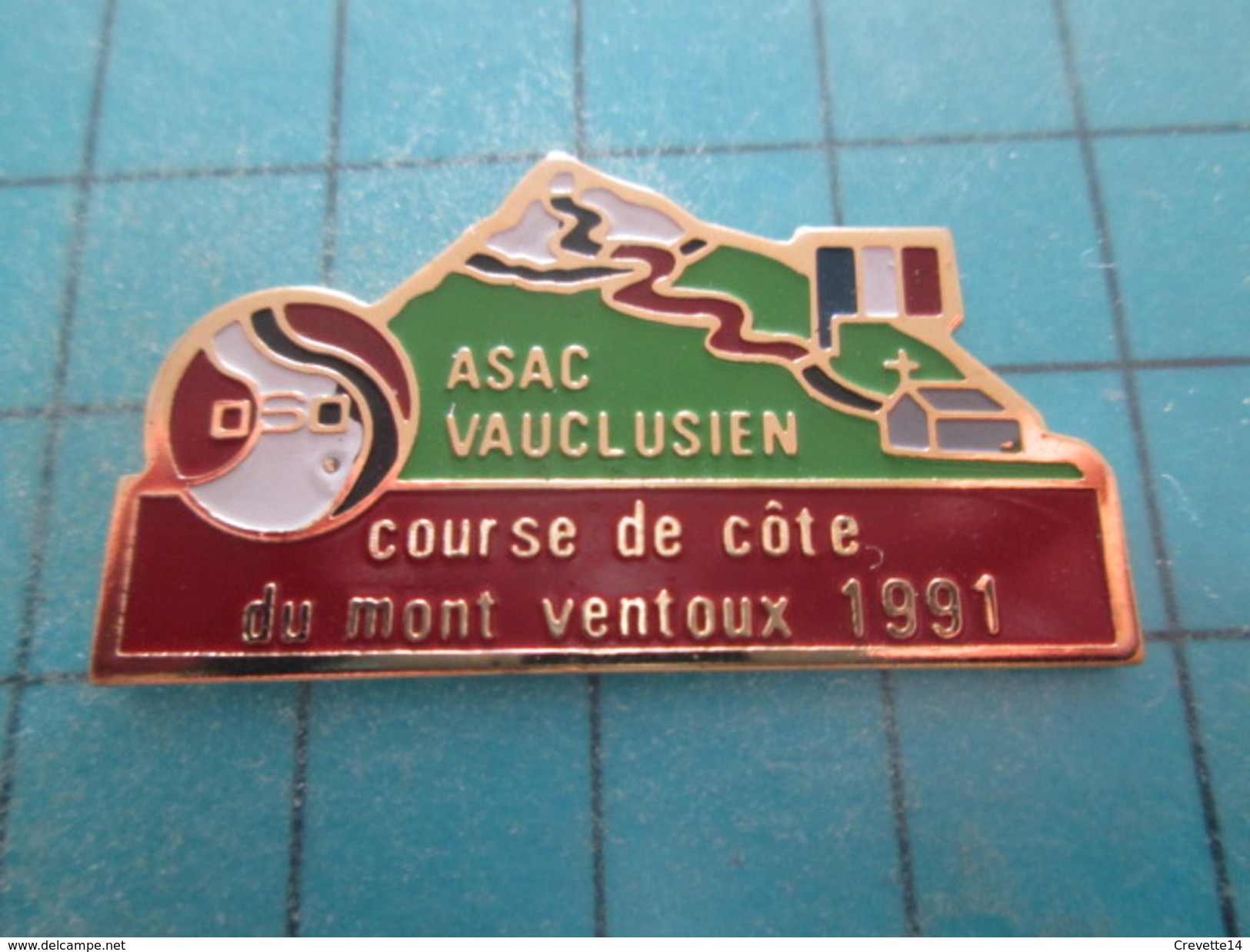 Pin115d Pin´s Pins / Beau Et Rare / AUTOMOBILES : RALLYE COURSE DE COTE DU MONT VENTOUX 1991 ASAC VAUCLUSE - Rallye