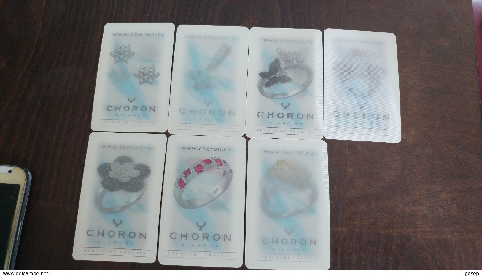 Russia-moving Cards With Different Images Like Magnetism-(7cards)-lokking Out Side - Autres & Non Classés