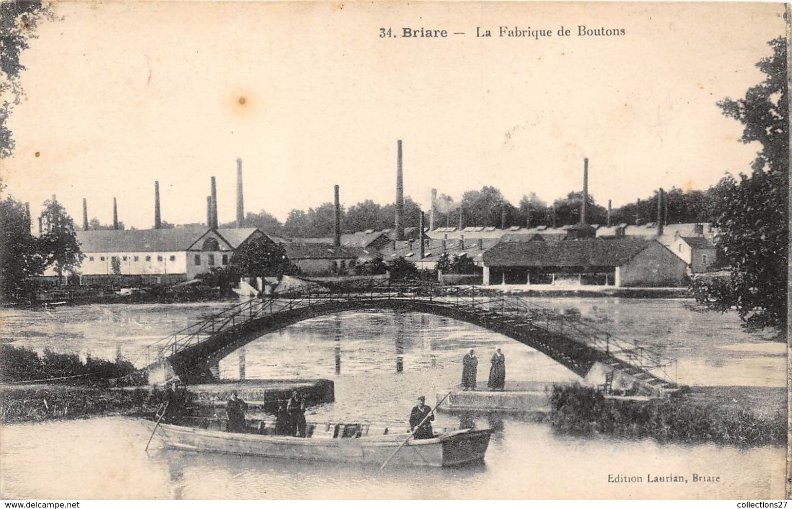 45-BRIARE- LA FABRIQUE DE BOUTONS - Briare