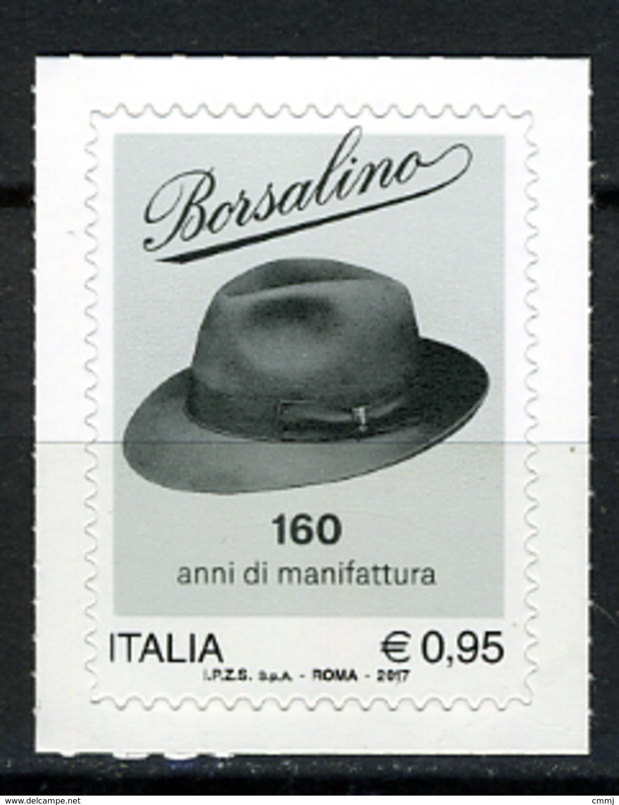 2017 -  Italia - Italy - Borsalino  -  Mint - MN - 2011-20: Neufs