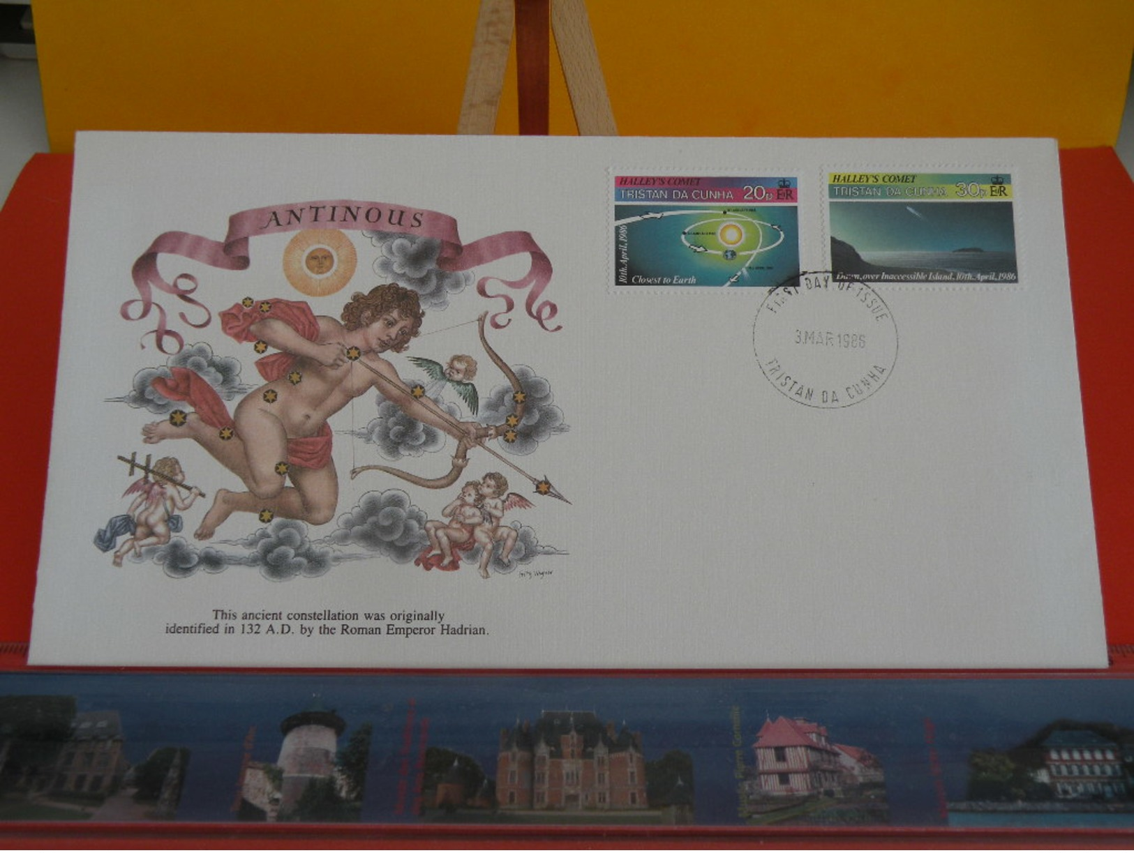 FDC, ER, Tristan Da Cunha, Antinous 3.3.1986 - Astronomie