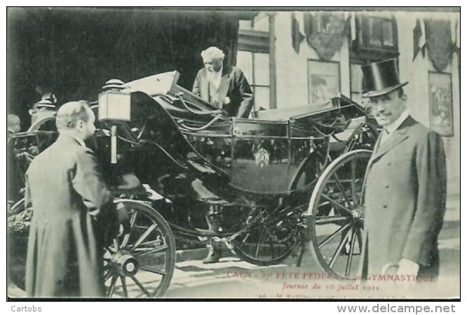 14 CAEN  Fête Fédérale De Gymnastique , Journée Du 16 Juillet 1911  M Fallière..... - Caen