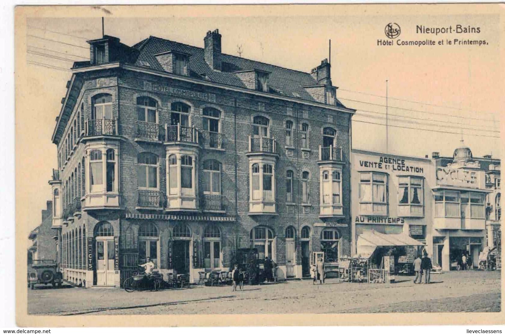 Nieuport-Bains  Hôtel Cosmopolite Et Le Printemps - Nieuwpoort