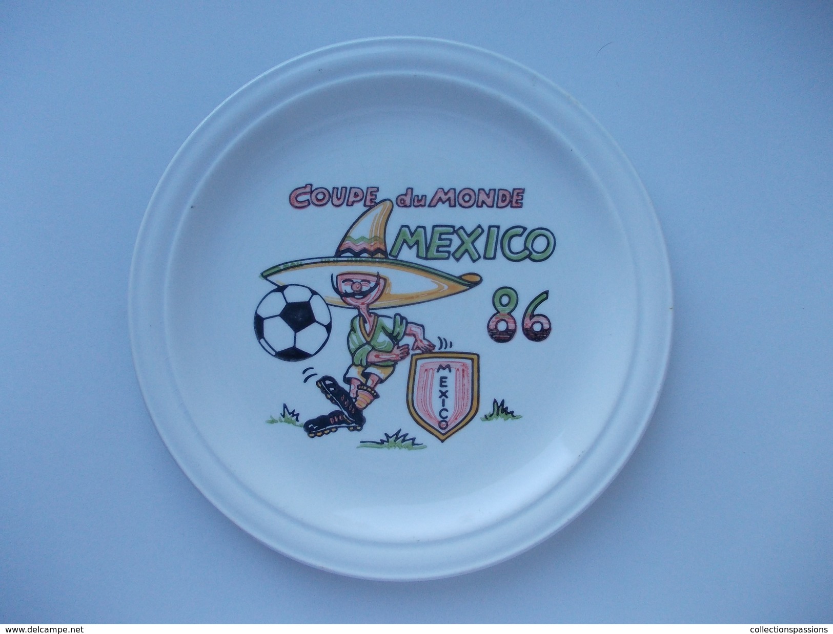 - Assiette. Football. Coupe Du Monde 1986. MEXICO - - Altri & Non Classificati