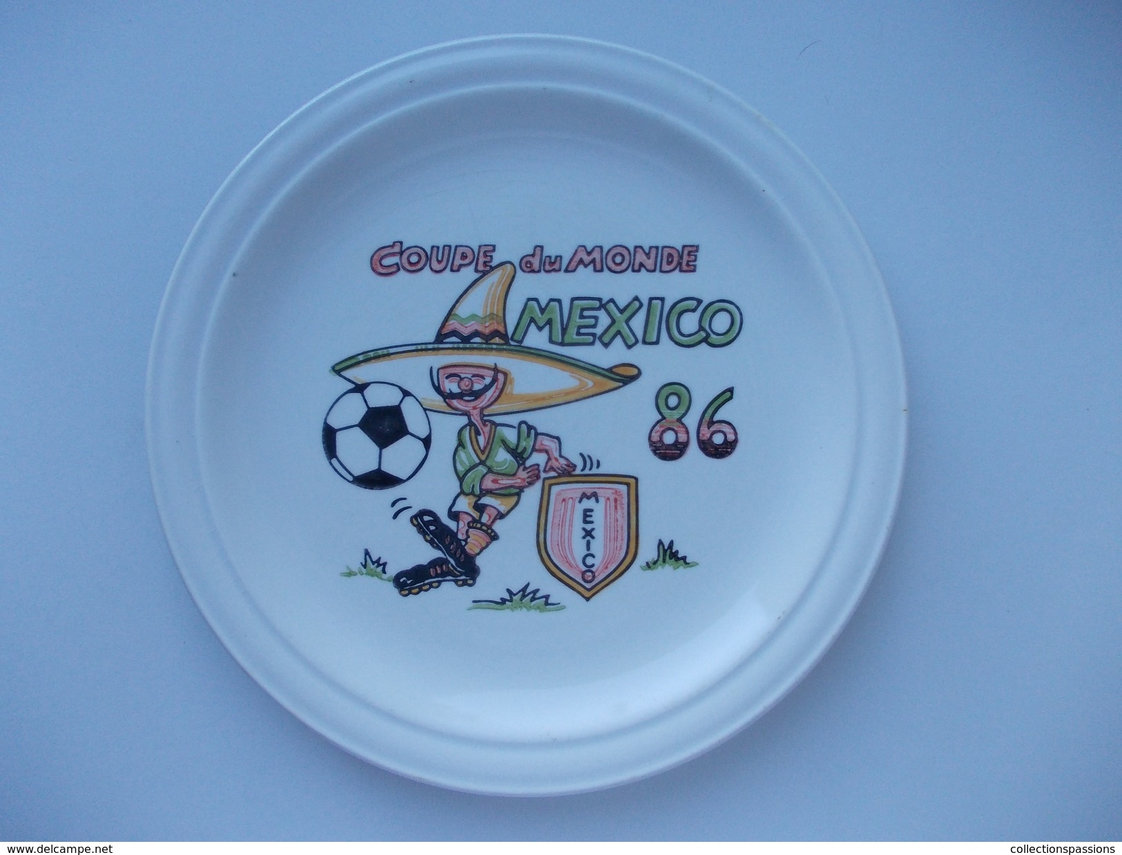 - Assiette. Football. Coupe Du Monde 1986. MEXICO - - Altri & Non Classificati