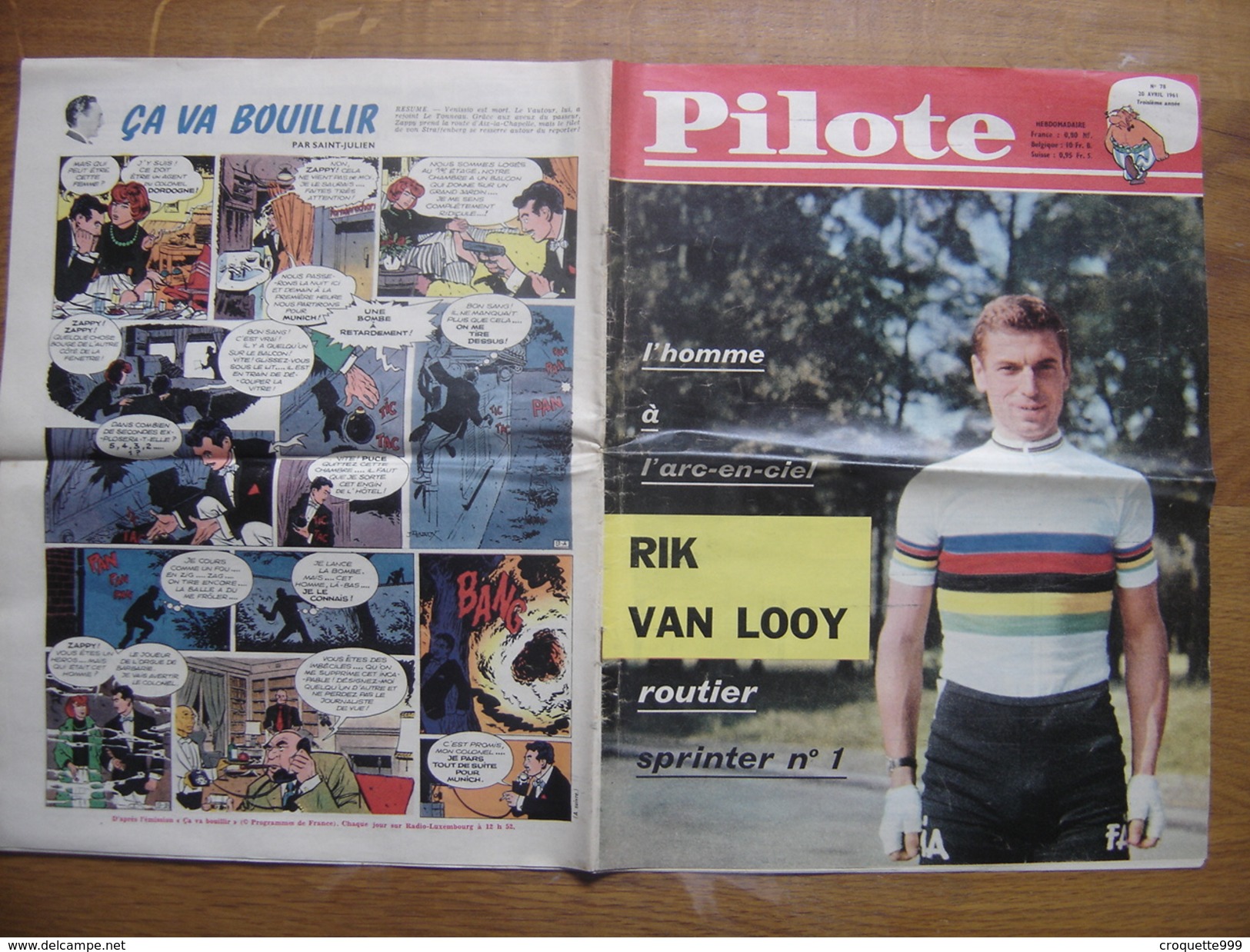 1961 PILOTE 78 Pilotorama ZEEBRUGGE 1918 Rik Van Looy Cyclisme - Pilote