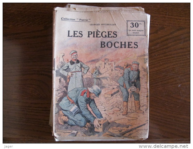 WWI Collection Patrie  Les Pieges à Boches  N° 141 - 1914-18