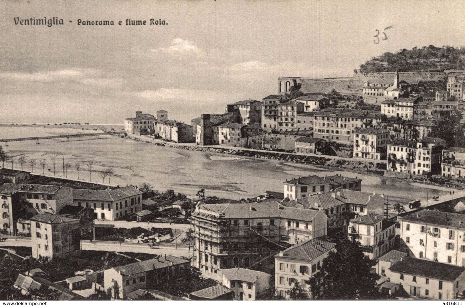 VENTIMIGLIA PANORAMA E FIUME ROIA - Imperia