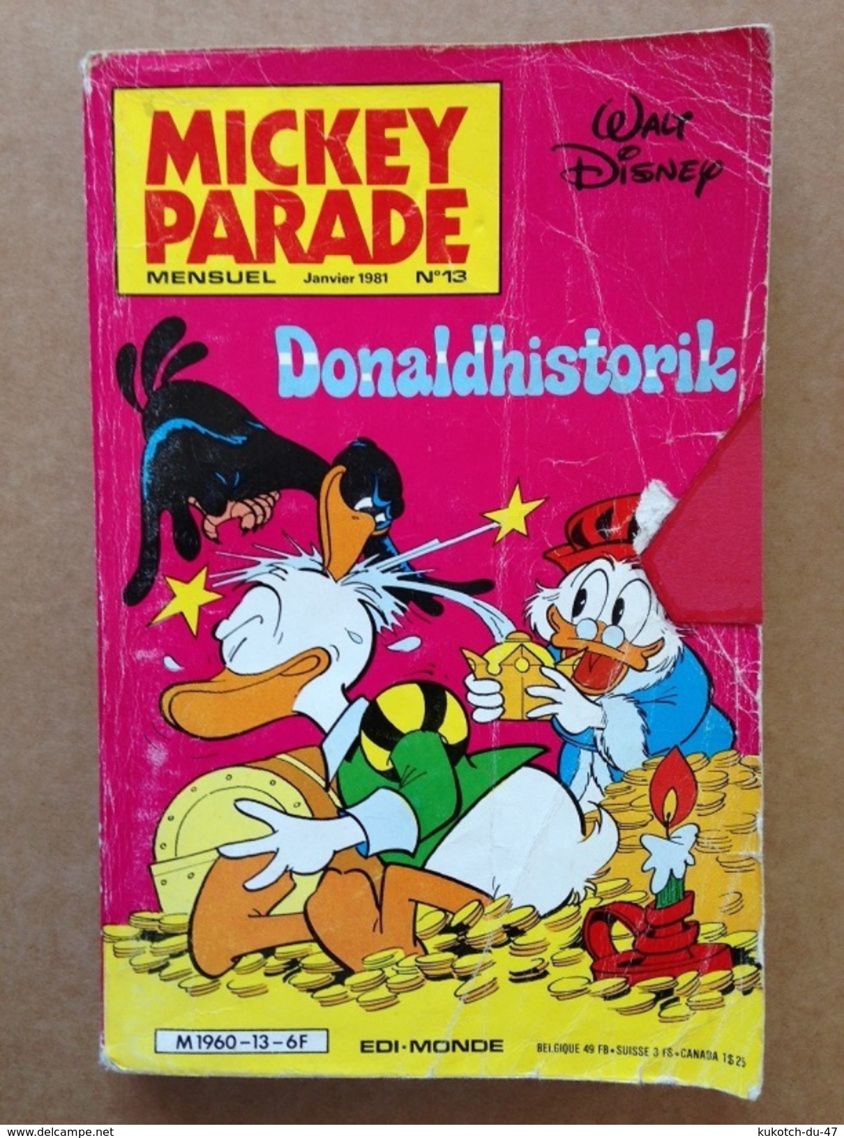 Disney - Mickey Parade - Année 1981 - N°13 - Mickey Parade