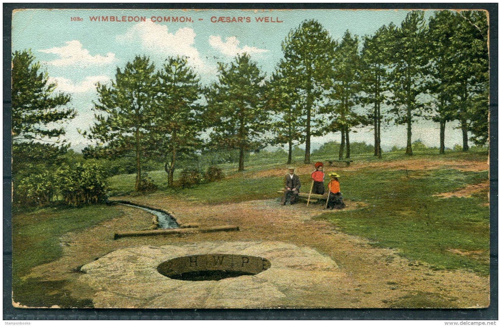 Wimbledon Common - Caesar's Well Postcard - Surrey