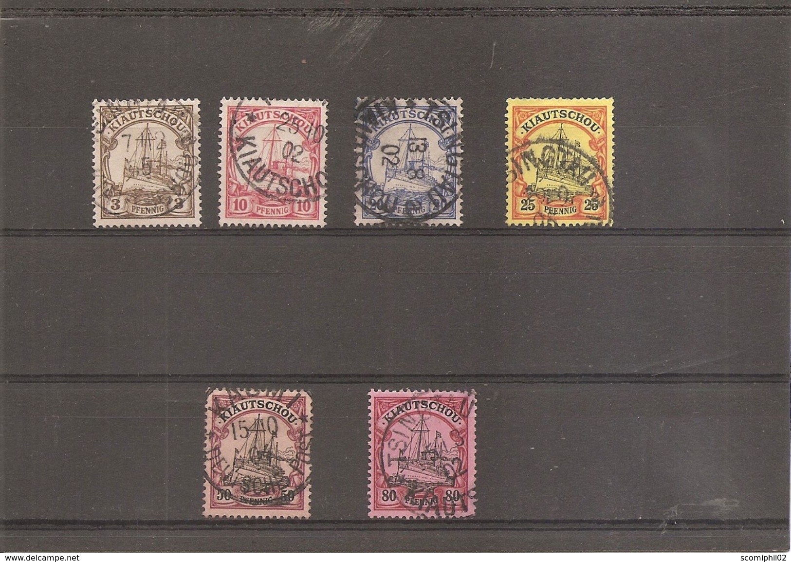 Allemagne - Colonie De Kiautchou ( Lot De 6 Timbres Différents Oblitérés) - Kiautchou