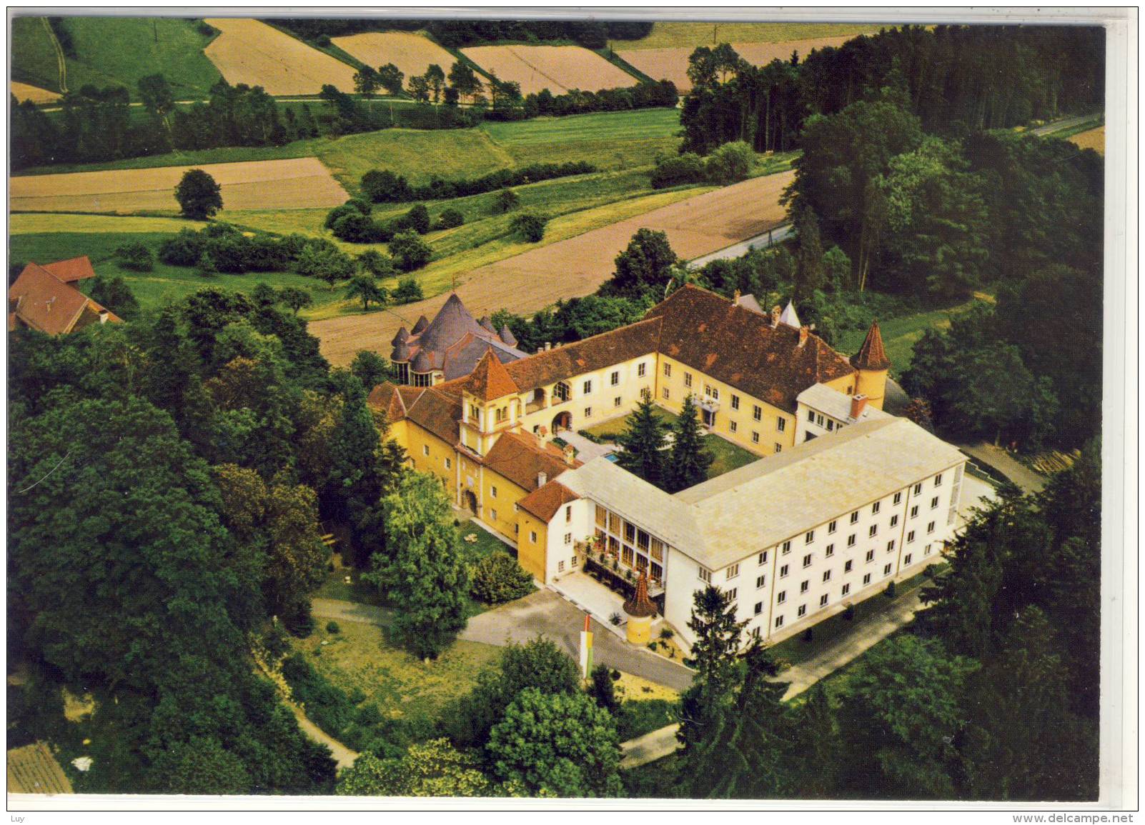 FEHRING - Schloss Johnsdorf, Luftbild, Flugaufnahme, Bildungshaus Der Salesianer Don Boscos - Fehring