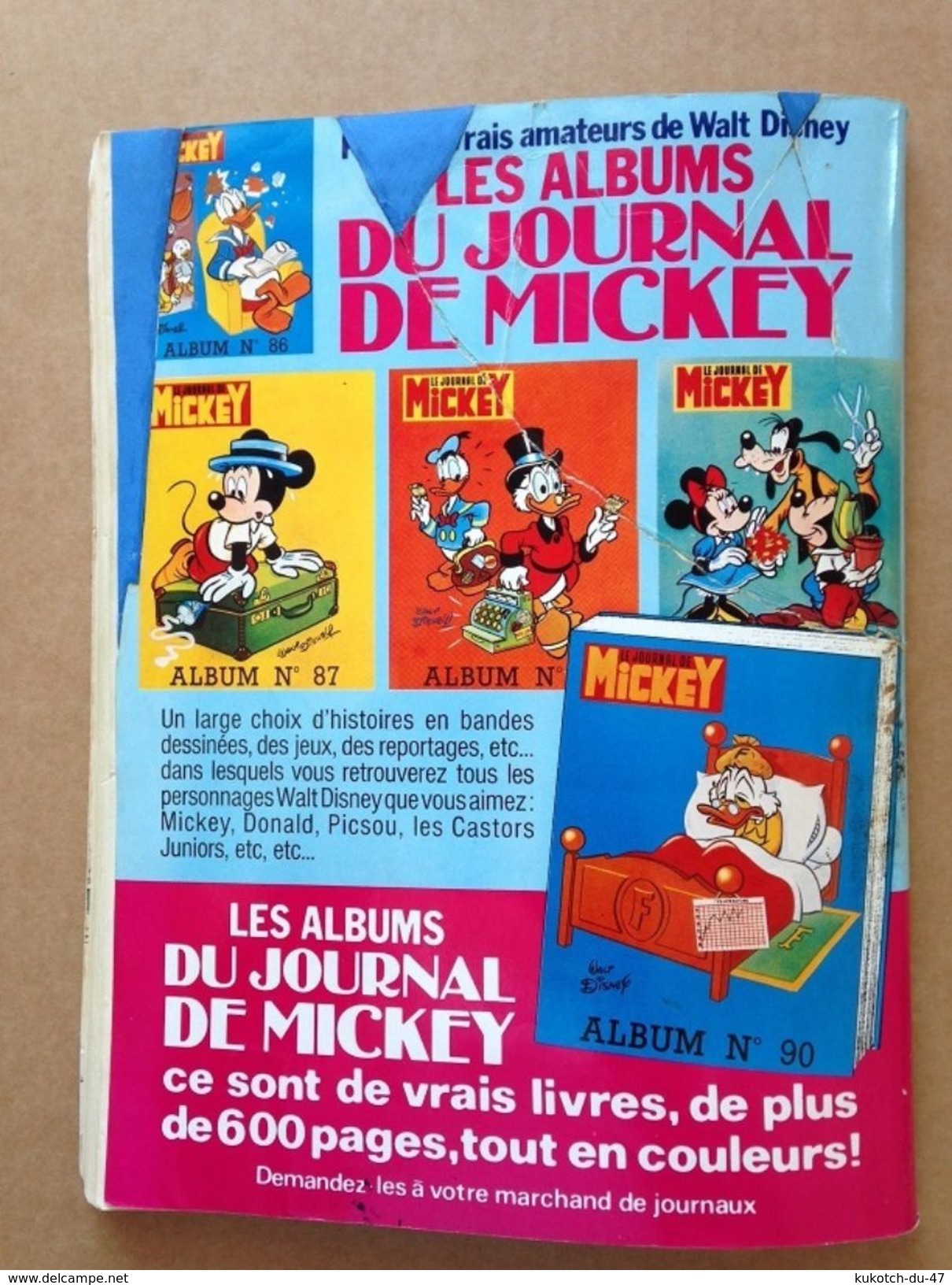 Disney BD Spécial Mickey Géant N°1511 Bis - Année 1984