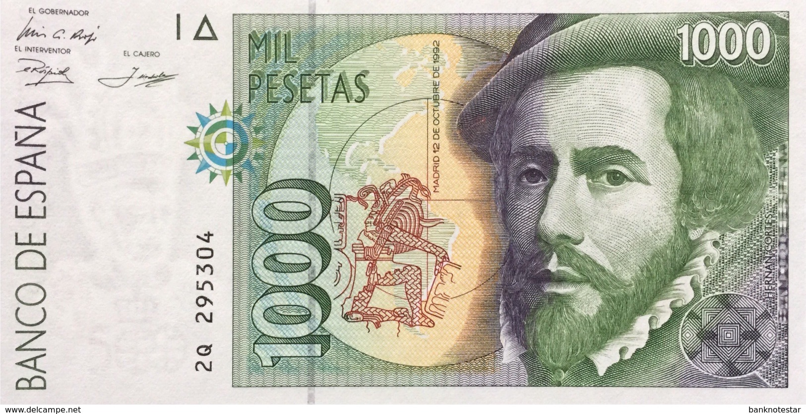 Spain 1.000 Pesetas, P-163 (1992) UNC - [ 4] 1975-… : Juan Carlos I