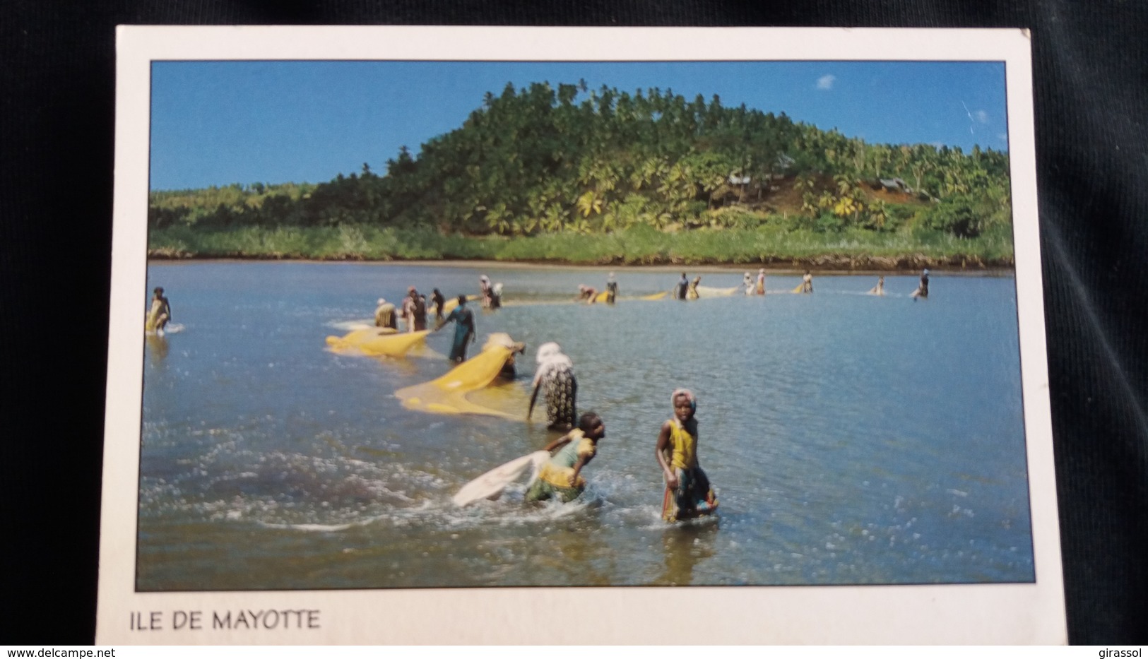 CPM ILE DE MAYOTTE  PECHE AU DJARIFA BAIE DE CHICONI - Mayotte