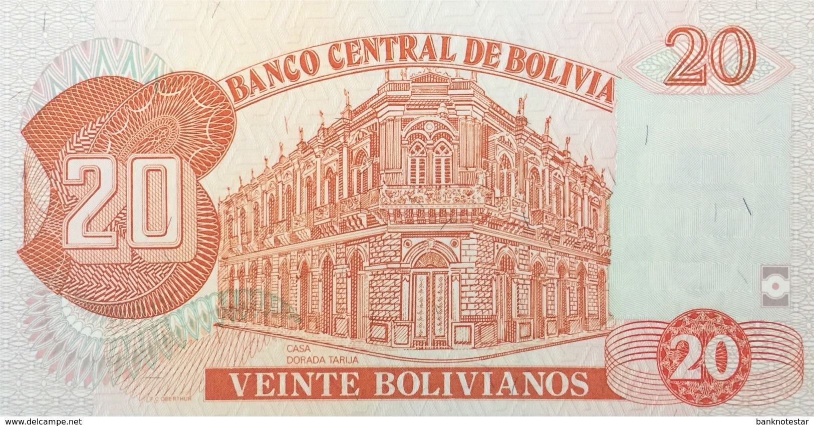 Bolivia 20 Bolivianos P-205c UNC - Bolivien