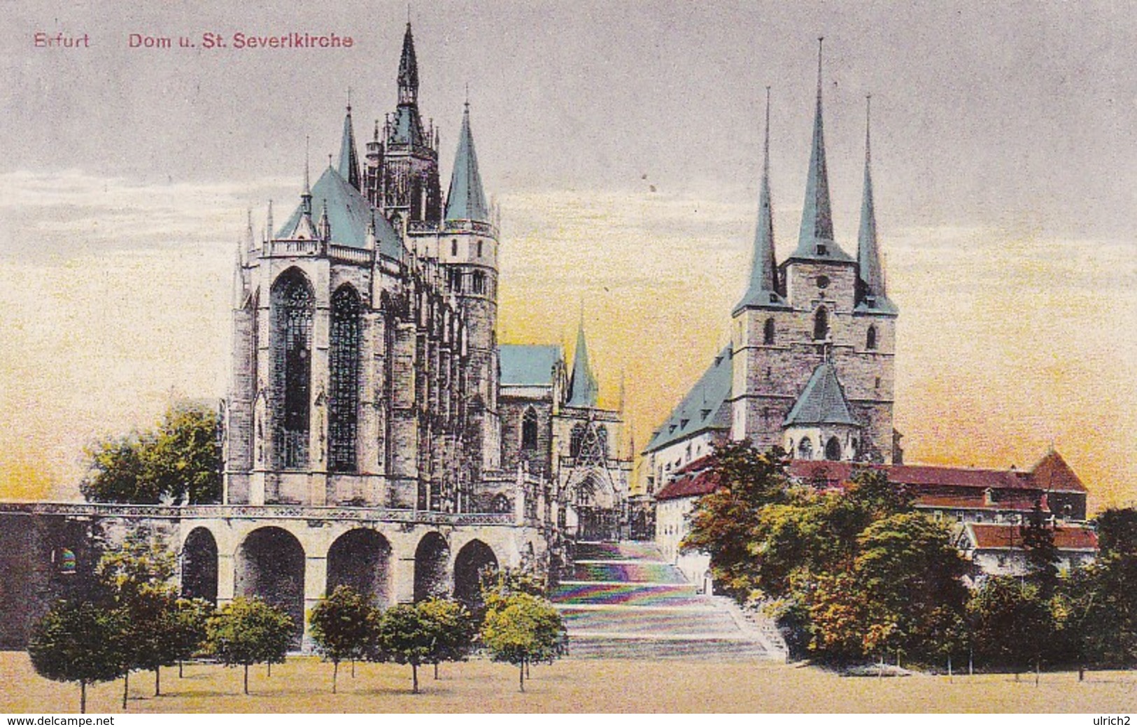 AK Erfurt - Dom Und Severikirche (30006) - Erfurt