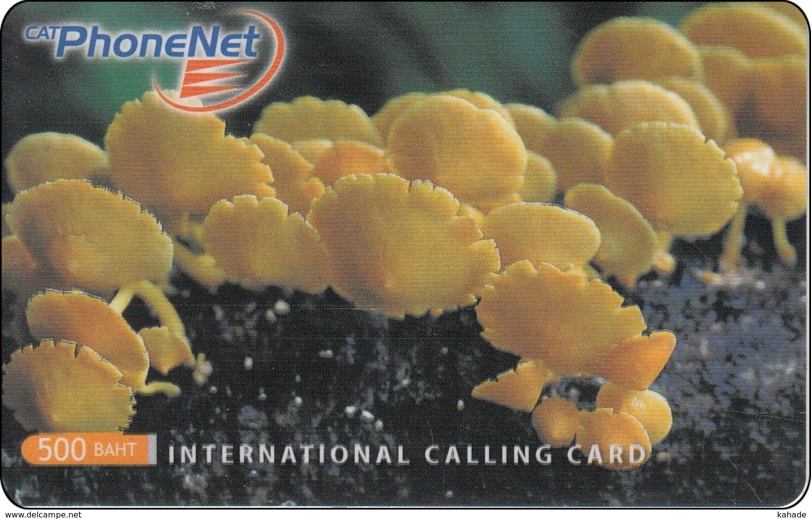 Thailand Phonecard Thaicard CAT Kat. 4736 Thai Mushroom - Thaïlande