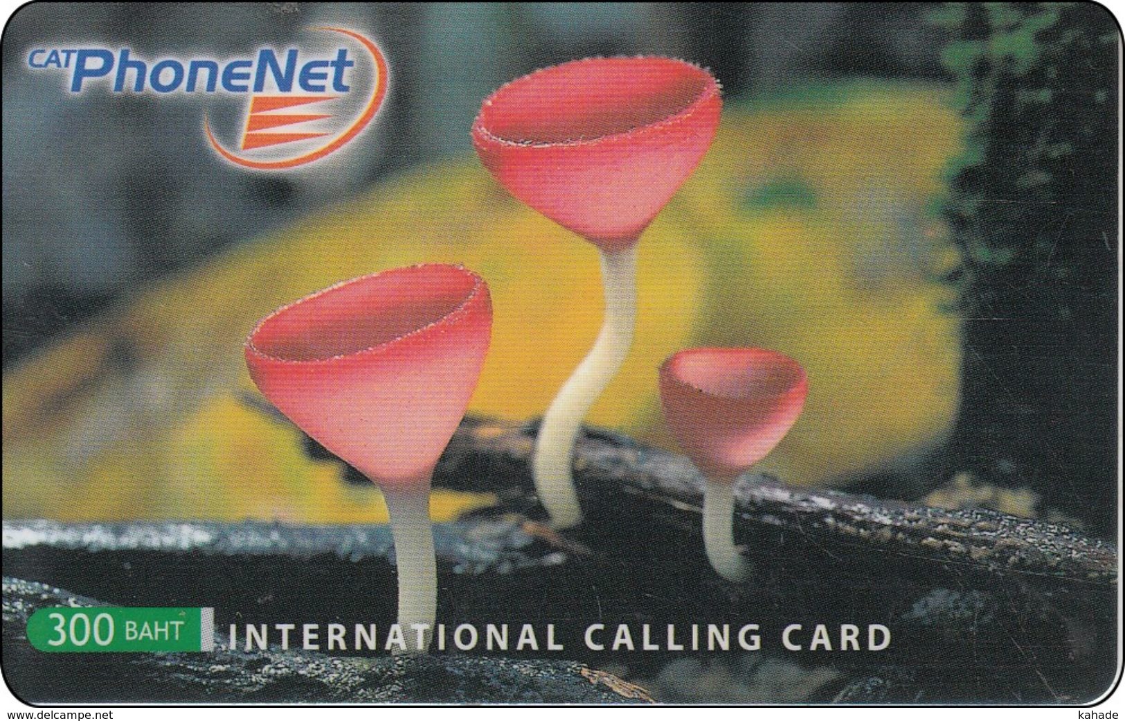 Thailand Phonecard Thaicard CAT Kat. 4733 Thai Mushroom - Thaïlande