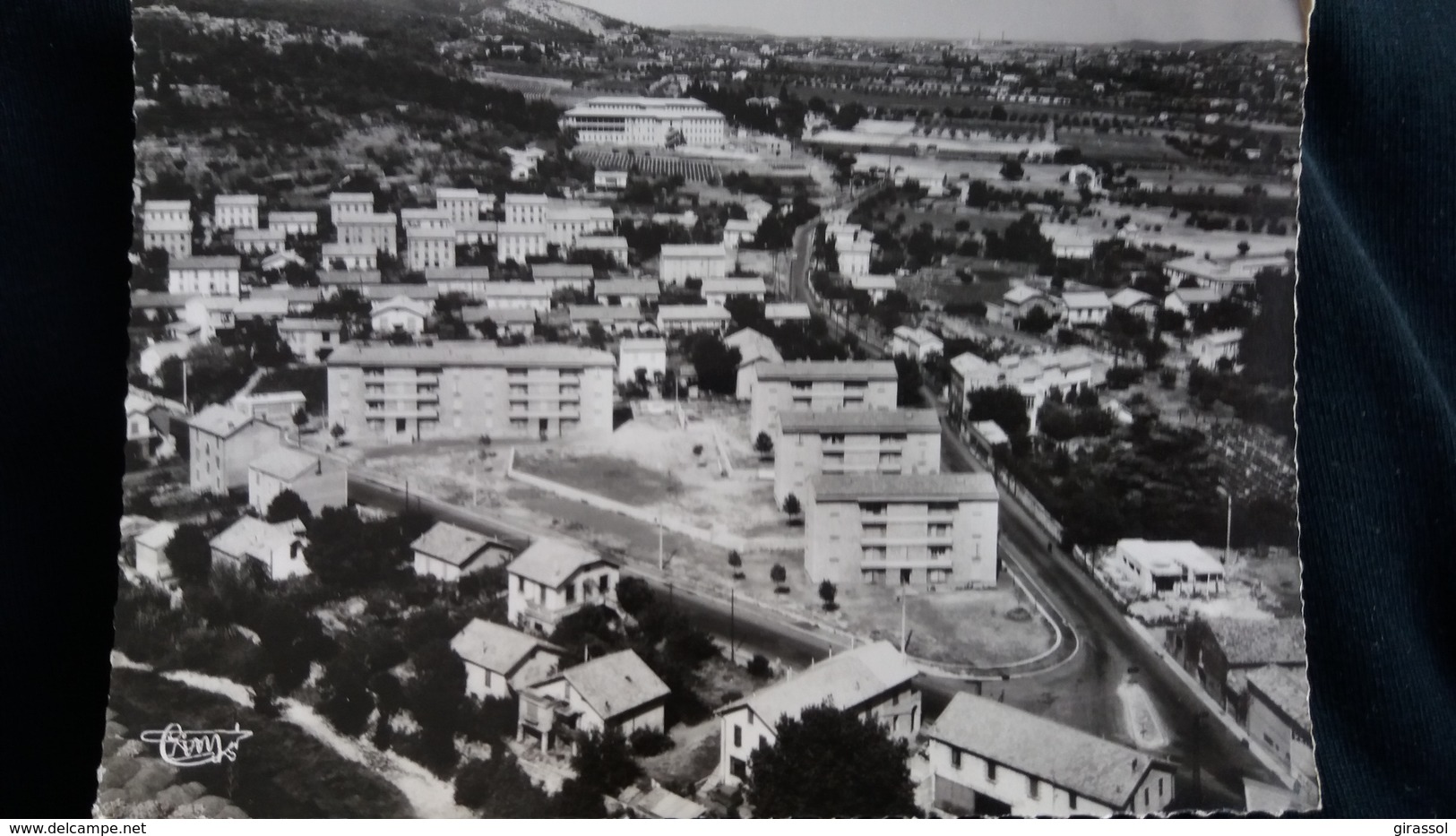 CPSM ALES GARD VUE AERIENNE CITE RICHARD DUCROS  ED CIM - Alès