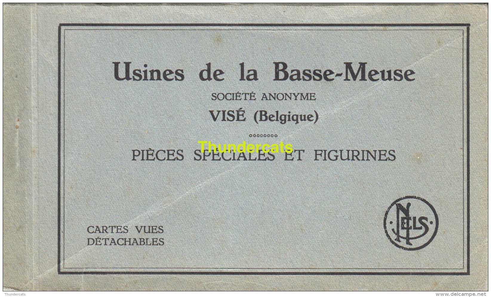 CARNET 13 CPA USINES DE LA BASSE MEUSE VISE WEZET BELGIQUE - Wezet