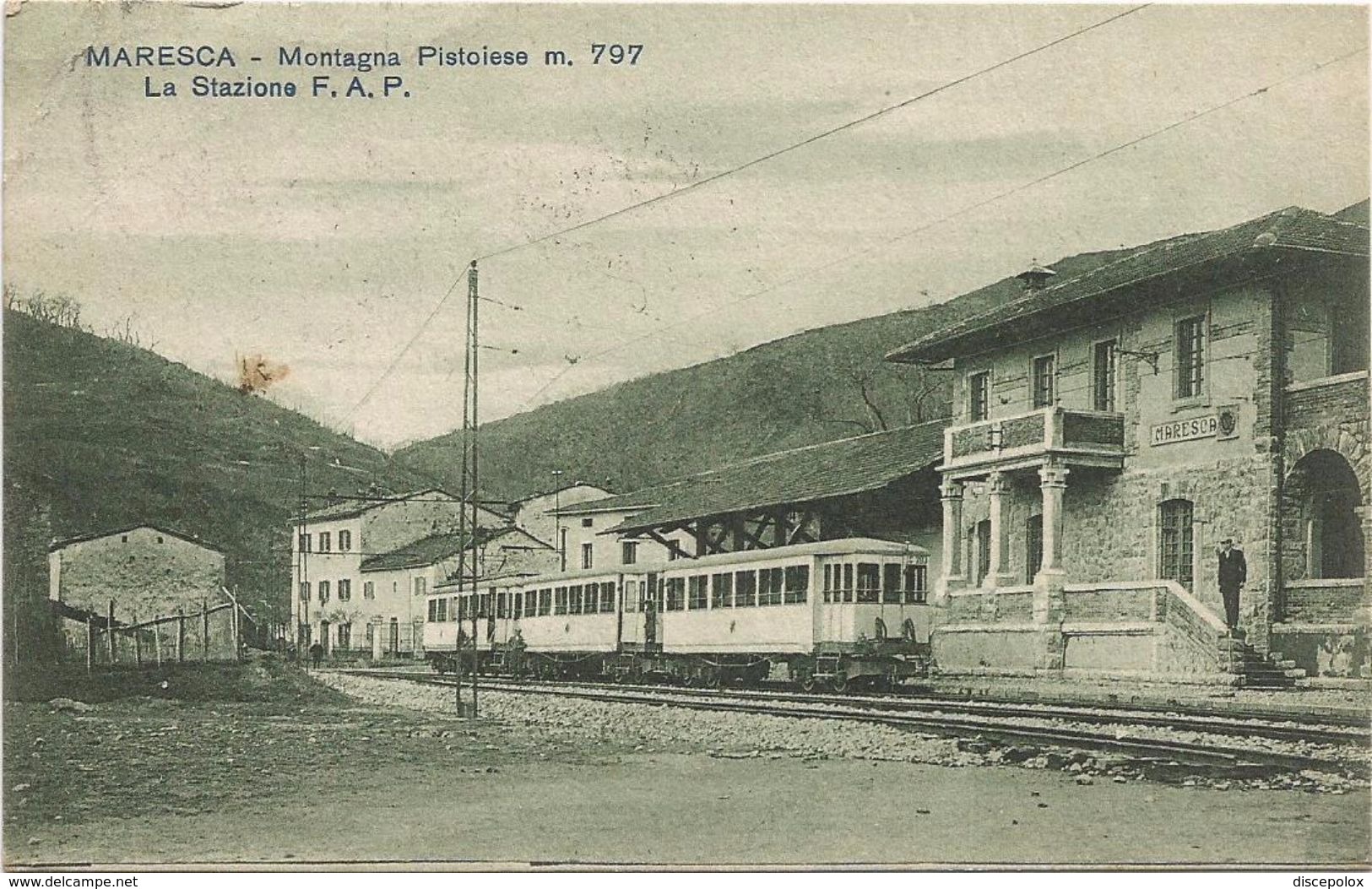 Z3662 San Marcello Pitiglio (Pistoia) - Maresca - Montagna Pistoiese - Stazione FAP - Treno Train / Viaggiata 1931 - Altri & Non Classificati