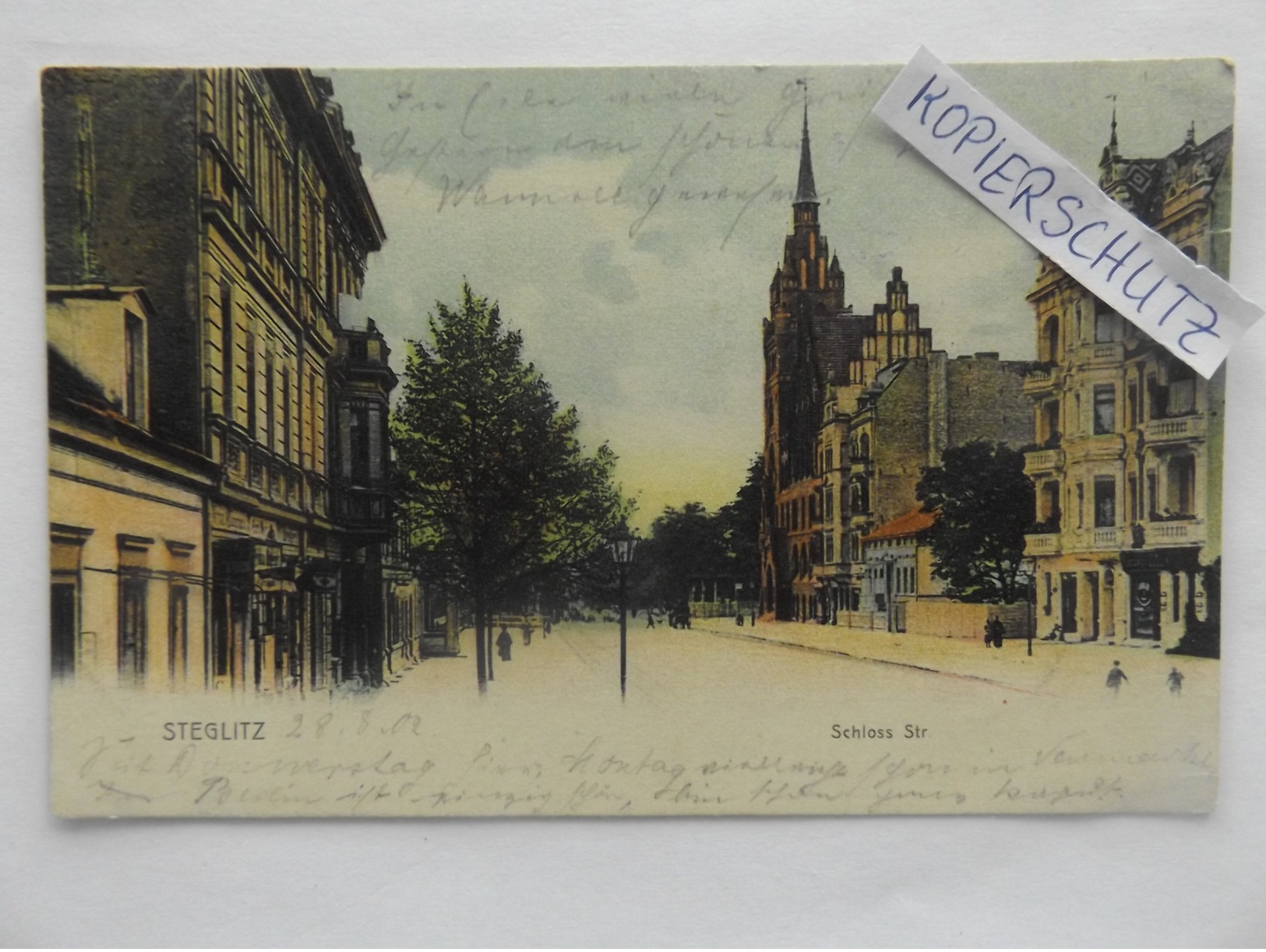 Berlin-Steglitz, Schloßstraße, Gel. 1902 - Steglitz