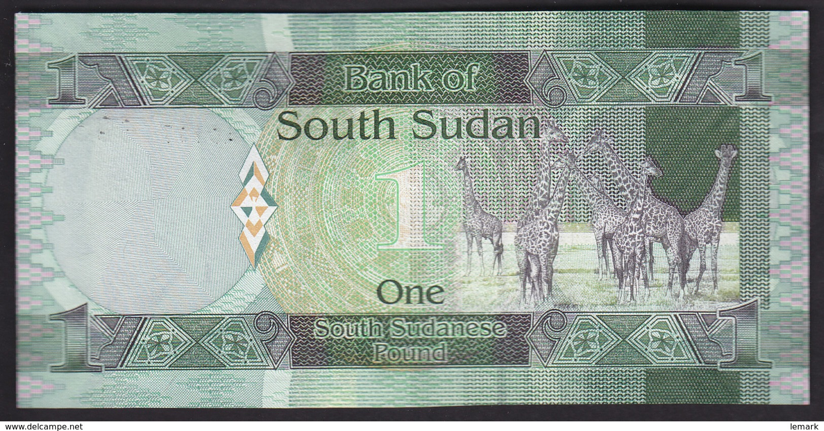 South Sudan 1 Pound 2011 P5 UNC - South Sudan