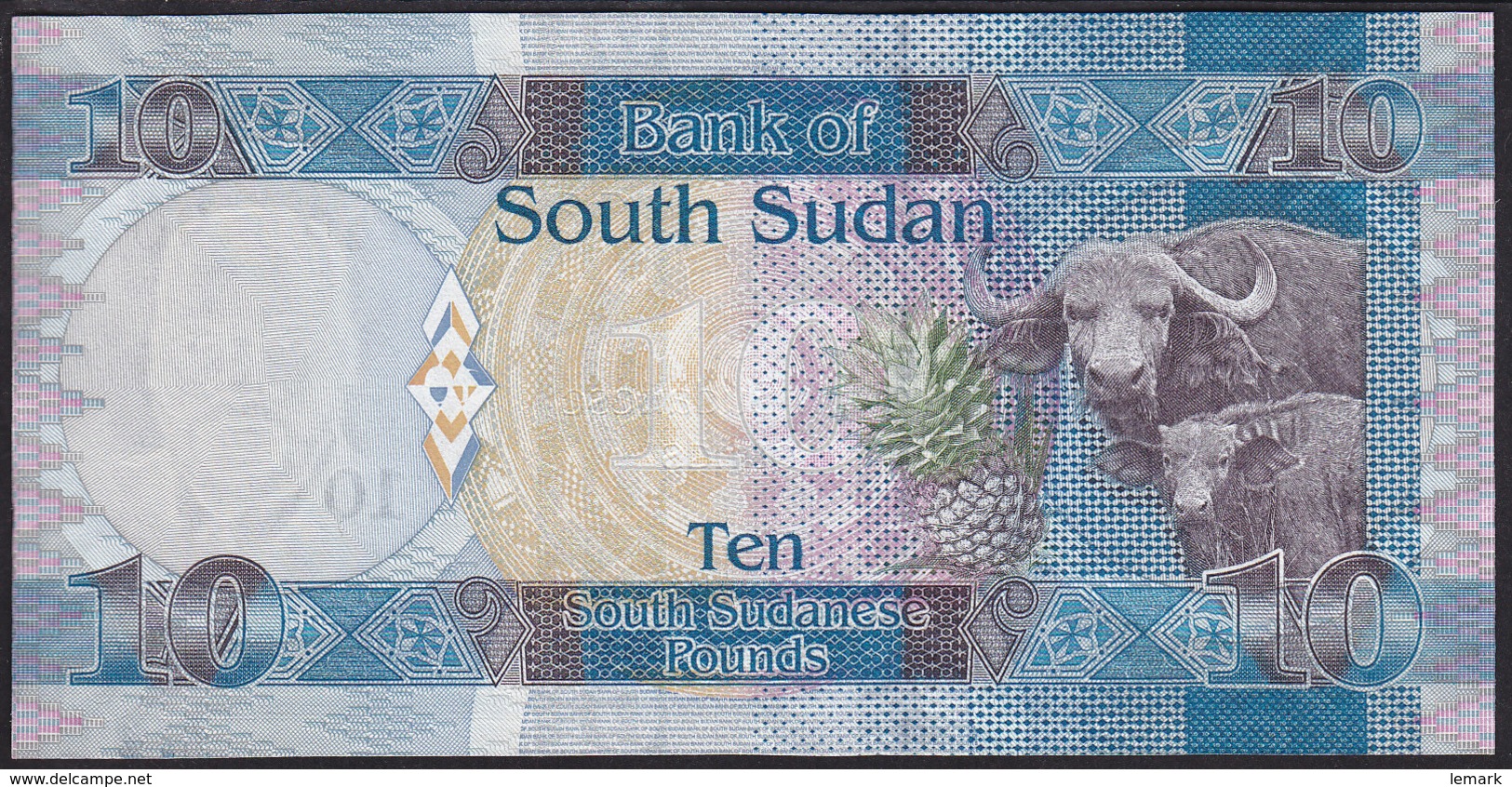 South Sudan 10 Pound 2011 P7 UNC - Sudan Del Sud