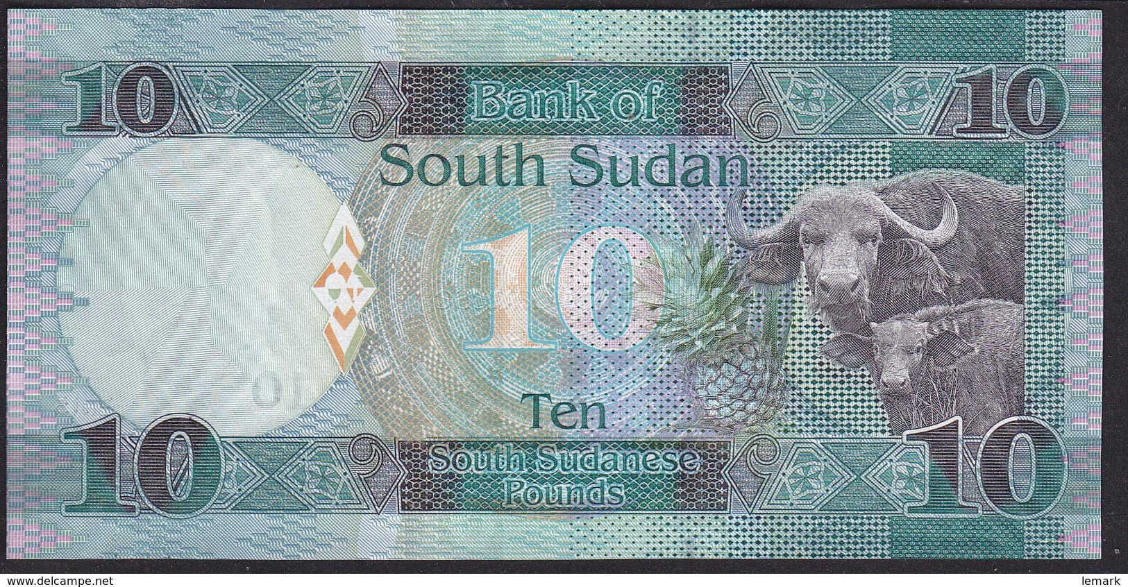 South Sudan 10 Pound 2015 Pnew UNC - South Sudan