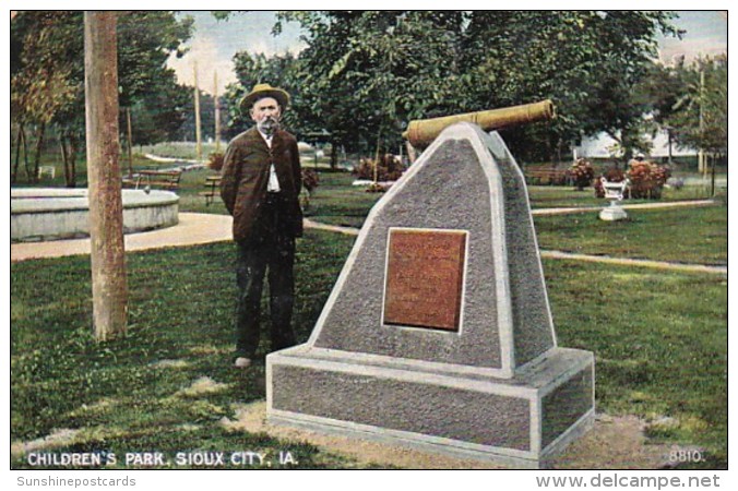 Iowa Sioux City Scene In Children's Park 1908 - Sioux City