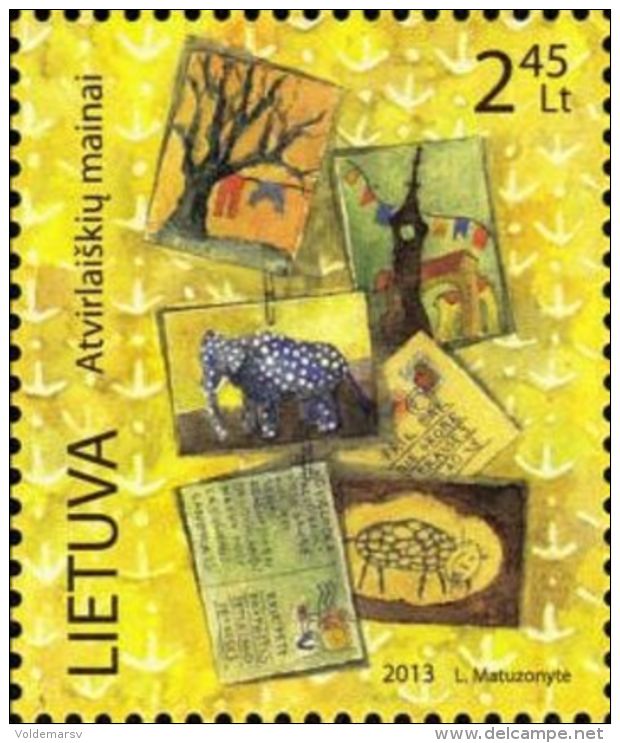 Lithuania 2013 Mih. 1146 Postcrossing MNH ** - Lithuania