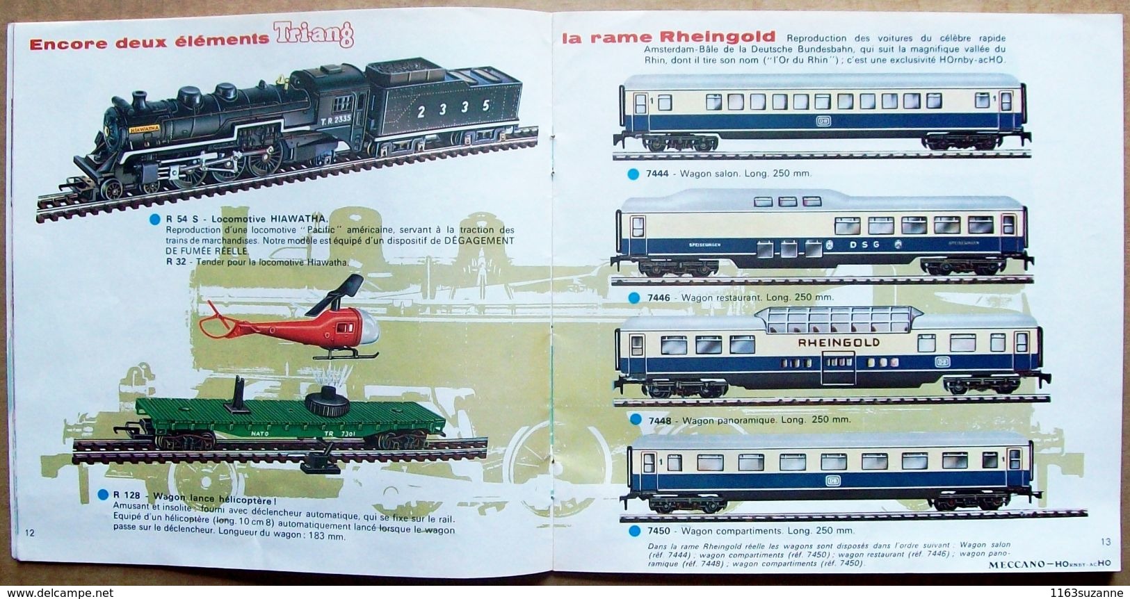 Catalogue 1964 Avec Tarifs : TRAINS HOrnby-acHO MECCANO-Tri-ang - Französisch