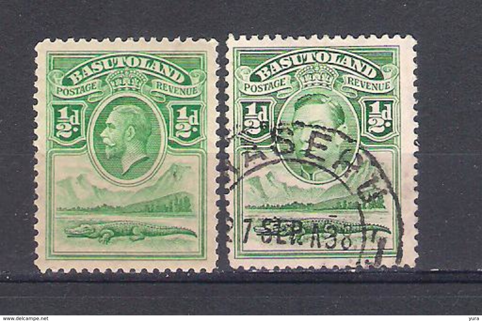 Basutoland 1933 Sc Nr 1 George V MNH, Used  (a2p8) - 1933-1964 Colonie Britannique