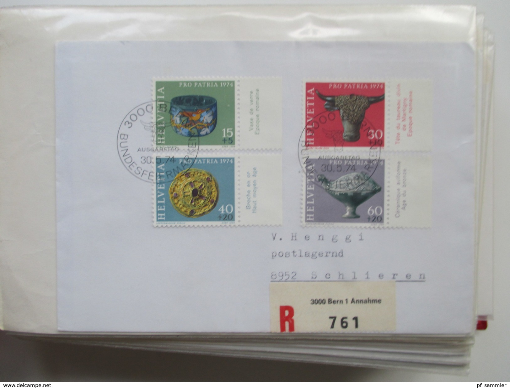 Schweiz 1956 -80er Jahre Belegesammlung 200 stk. Pro Juventute / Randstücke / FDC / Sonderstempel / 4er Blocks / Blocks