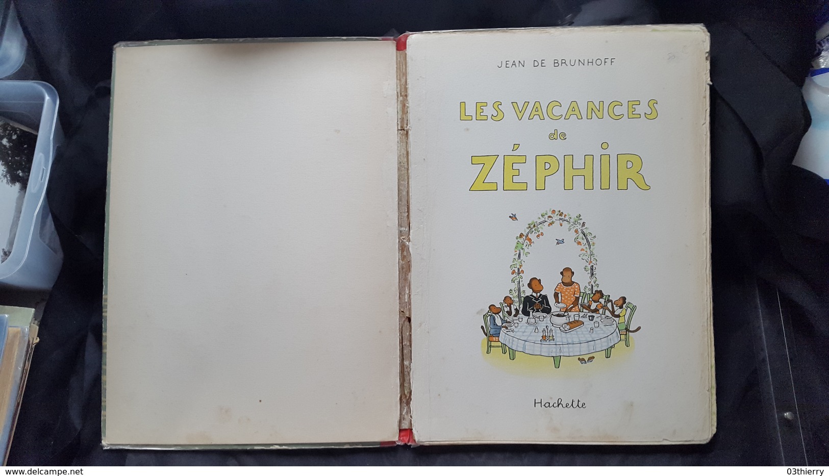 LES VACANCES DE ZÉPHYR 1936 JEAN DE BRUNHOFF ETAT TRÈS MOYEN - 1901-1940