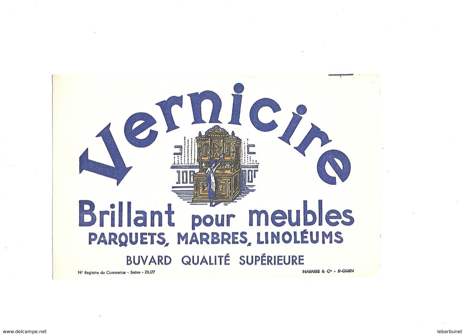 Buvard  Cire Vernicire Brillant Pour Meubles - C