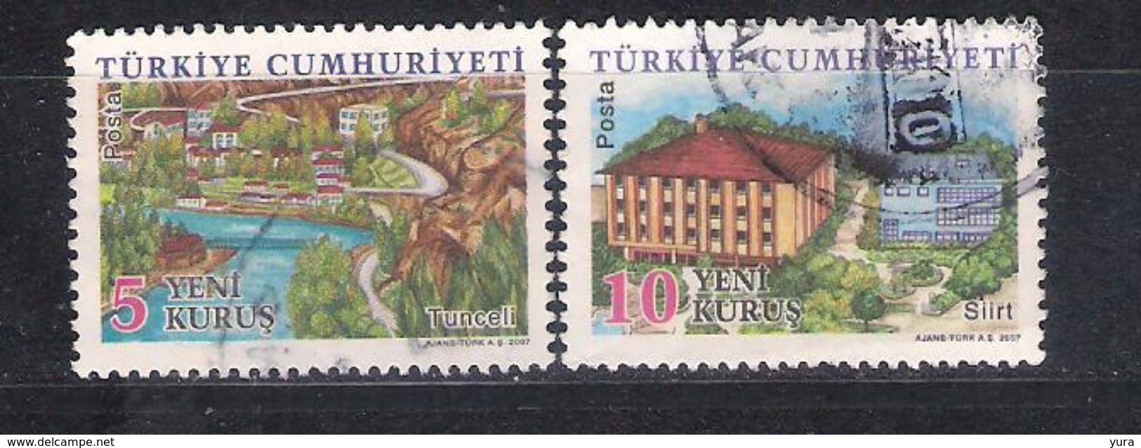 Turkey 2007 2 Different  (a1p14) - Used Stamps