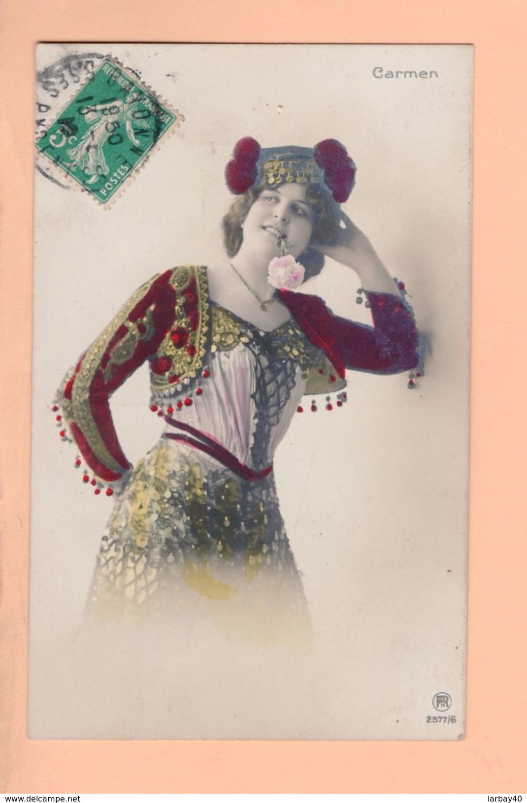 Cpa Carte Postales Anciennes - Fantaisie Femme Carmen - Femmes