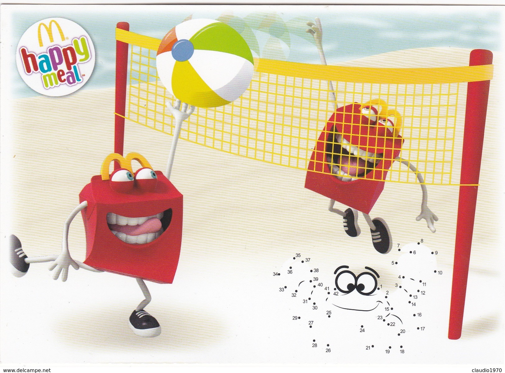 CARTOLINA PUBBLICITARIA - MCDONALD'S - HAPPY MEAL - McDonald's