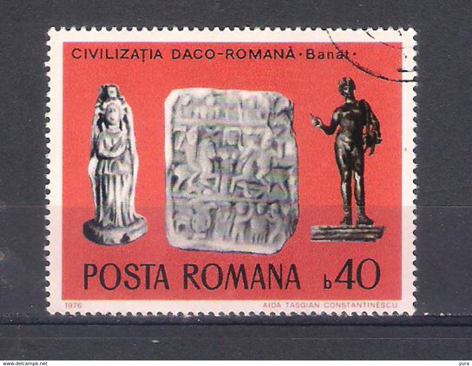 Romania  1976 Mi Nr 3502 Archaeology  With Gum (a1p19) - Usado