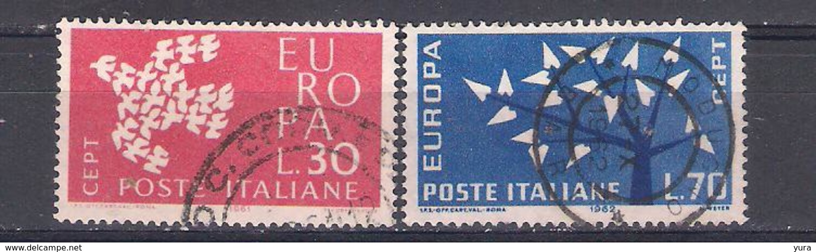 Italy 1961/2  Y/T Nr 857, 874  Europa (a1p19) - 1961-70: Oblitérés