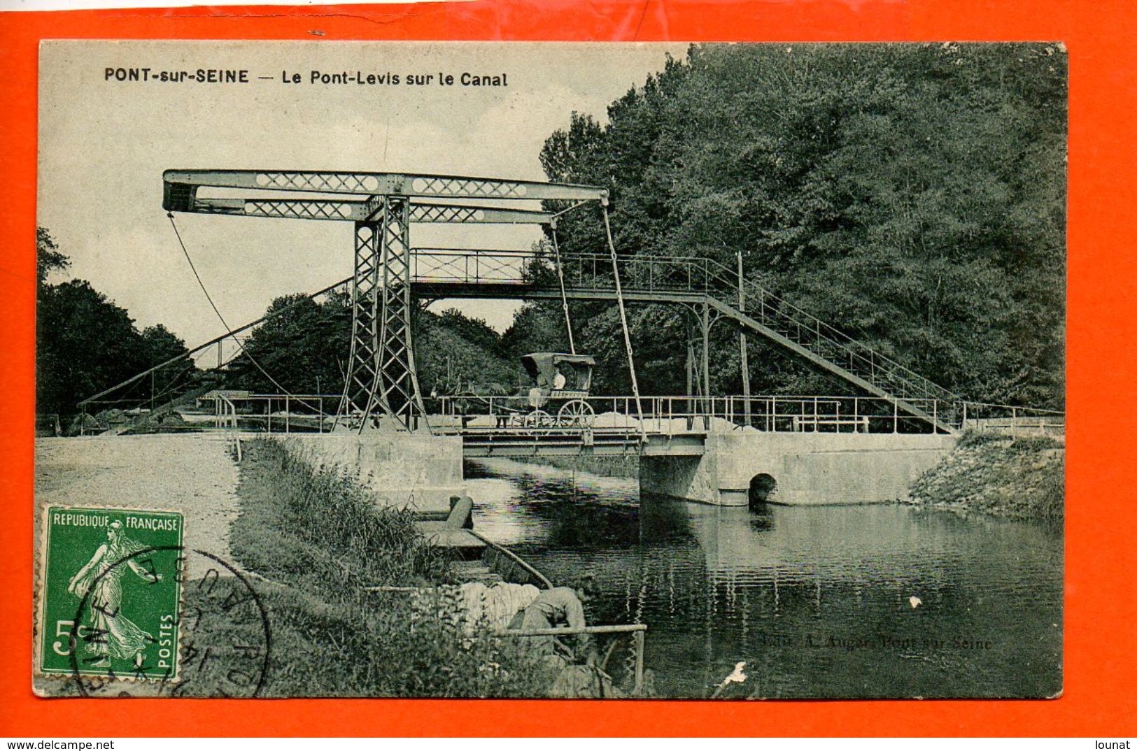 10 Pont Sur Seine : Le Pont Levis Sur Le Canal - Autres & Non Classés