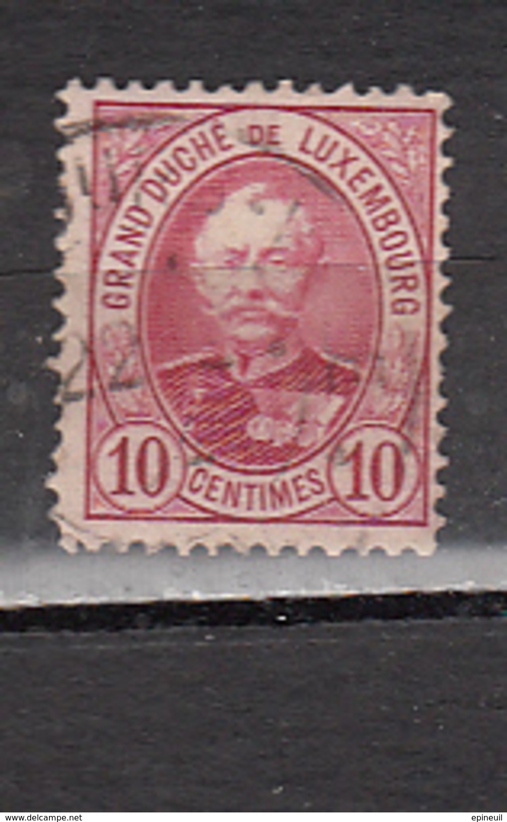 LUXEMBOURG ° YT N°  59 - 1891 Adolphe De Face