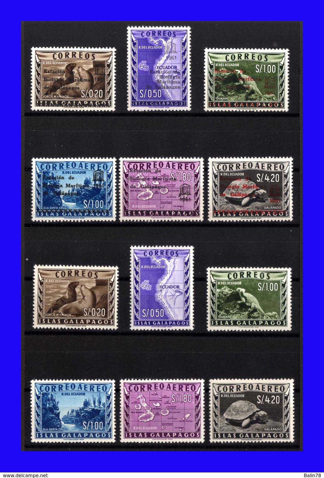 1957 - 1961 - Ecuador - Sc. 684  686 - C 389  C 391 - L 1  L 3 - LC 1  LC 3 - MNH - Lujo - EC-138 - 04 - Ecuador