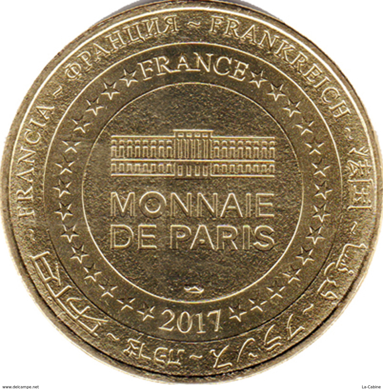 25 DOUBS CITADELLE DE BESANÇON N°7 PATRIMOINE UNESCO MÉDAILLE MONNAIE DE PARIS 2017 JETON MEDALS TOKEN COINS - 2017