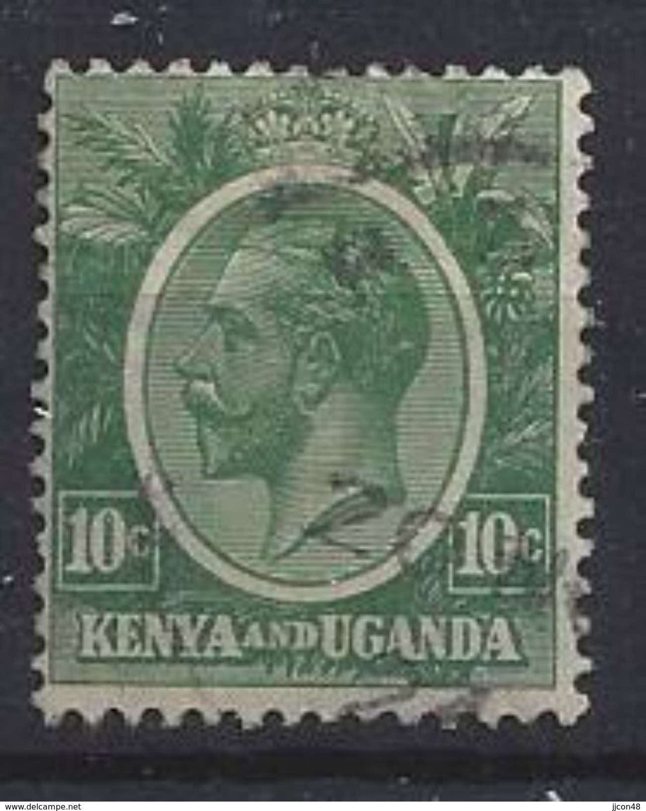 Kenya-Uganda 1922-27  10c (o) - Kenya & Oeganda