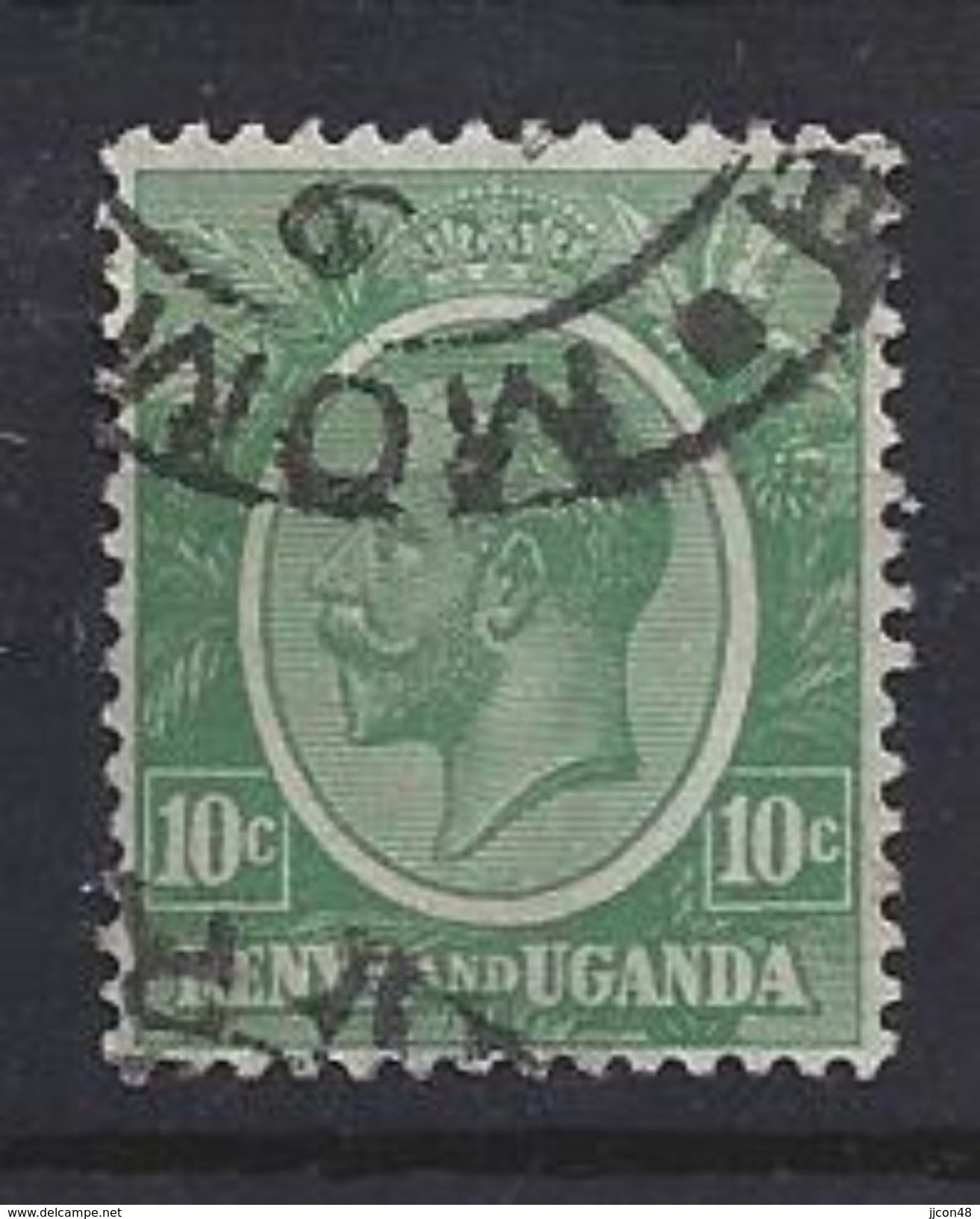 Kenya-Uganda 1922-27  10c (o) - Kenya & Ouganda